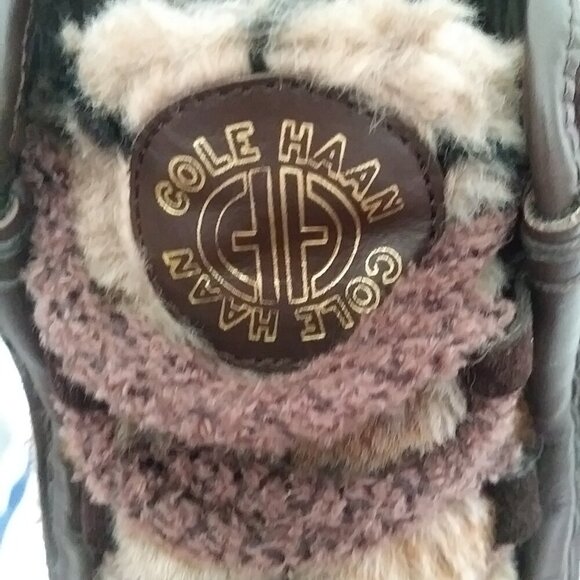 Cole Haan Summit Chukka Boots 5B Faux Fur Suede NWOB - Picture 3 of 11